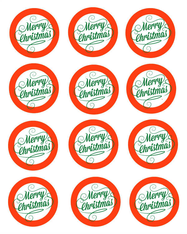 Free Printable Merry Christmas Mason Jar Gift Labels | Mama Likes To Cook