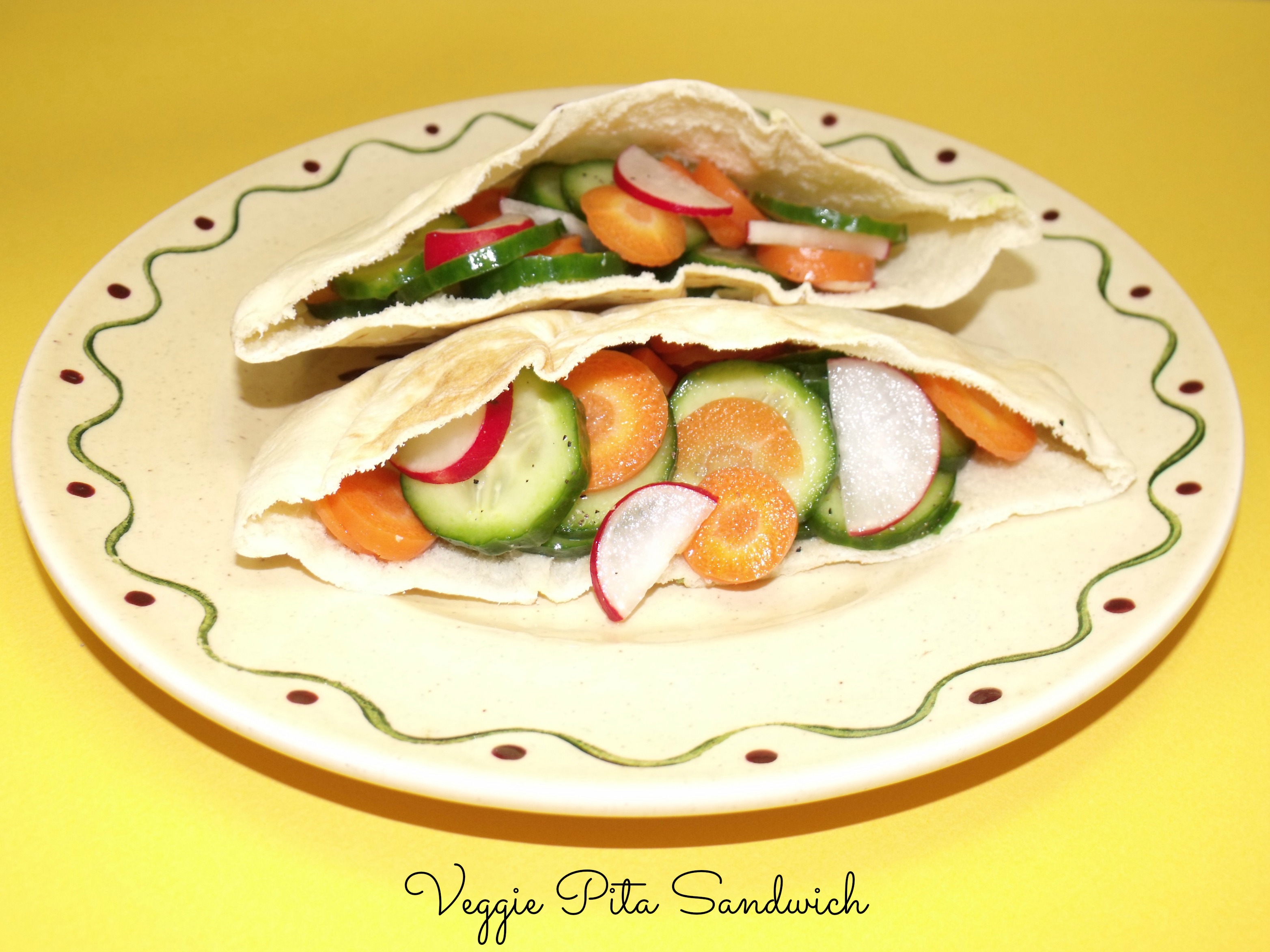 Veggie Pita Sandwich - Mama Likes To Cook