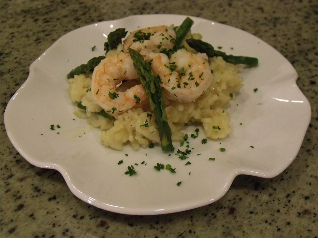 Shrimp and Asparagus Risotto