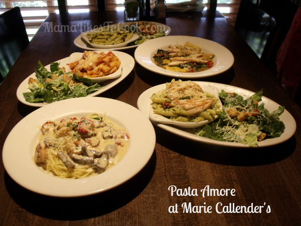 pasta amore at Marie Callenders