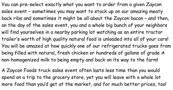 Zaycon Meat Delivery Service