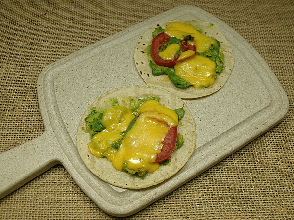 vegtarian soft tacos