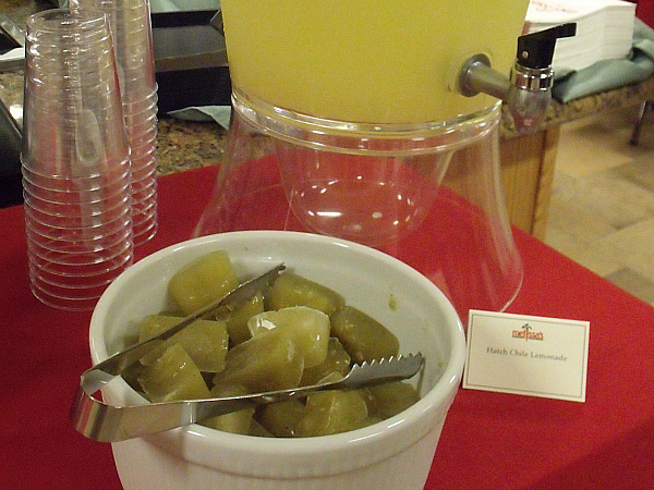Hatch Chile Lemonade with Hatch Chile Ice Cubes