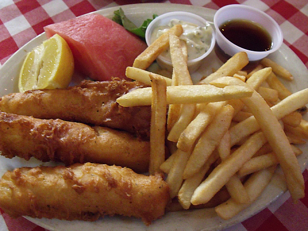 Fish & Chips - Mill Creek Cattle Company - Mentone, CA