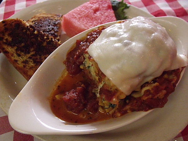 Spinach Lasagna - Mill Creek Cattle Company - Mentone, CA