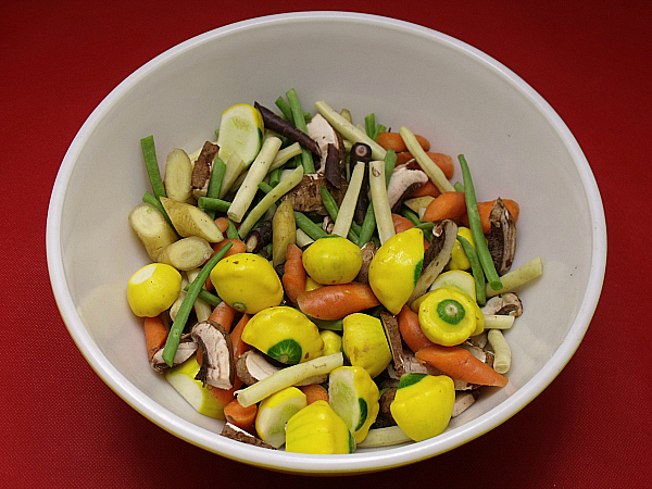 Vegetables for Vegetarian Tofu Stir Fry