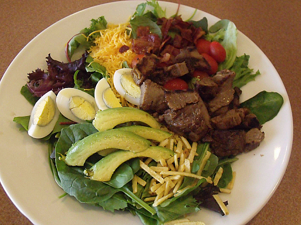 Denny's Prime Rib Cobb Salad