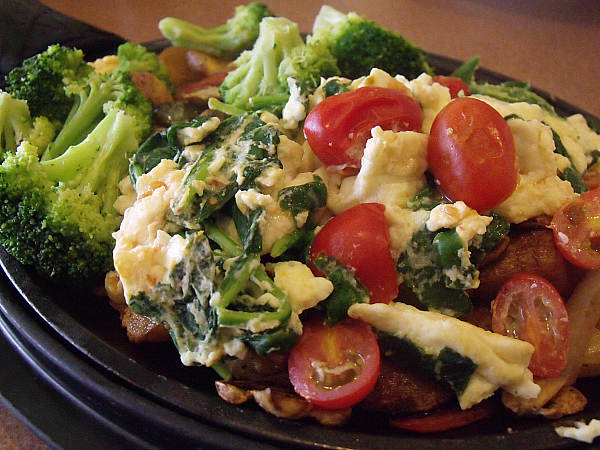 Denny's FitFare Veggie Skillet