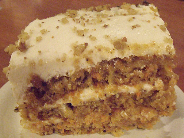 Stonefire Grill carrot cake