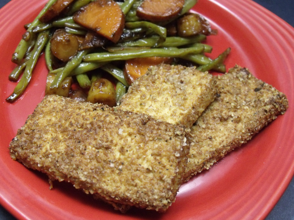 Breaded Baked Tofu