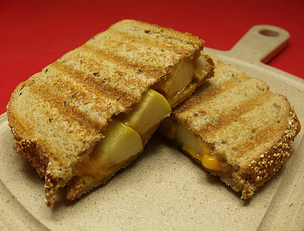 Grilled Cheese Apple Panini