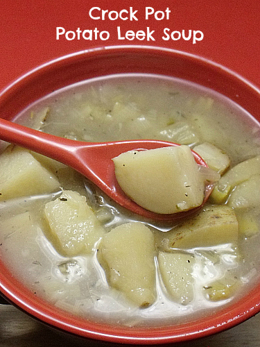 Easy Crock-Pot Potato Leek Soup