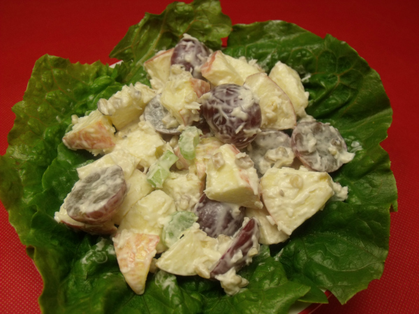 Apple Coconut Waldorf Salad