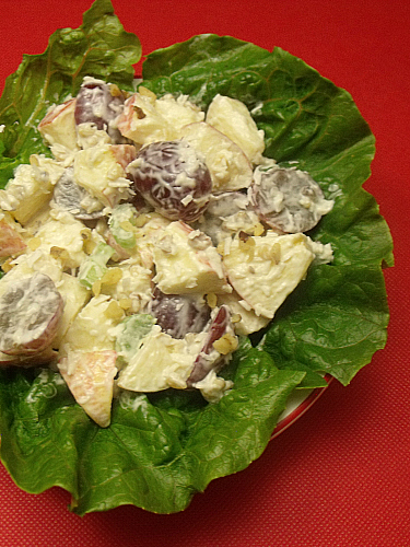 Apple Coconut Waldorf Salad