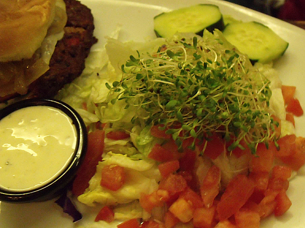 Side Salad at Knott's Berry Farm's Ghost Town Grill