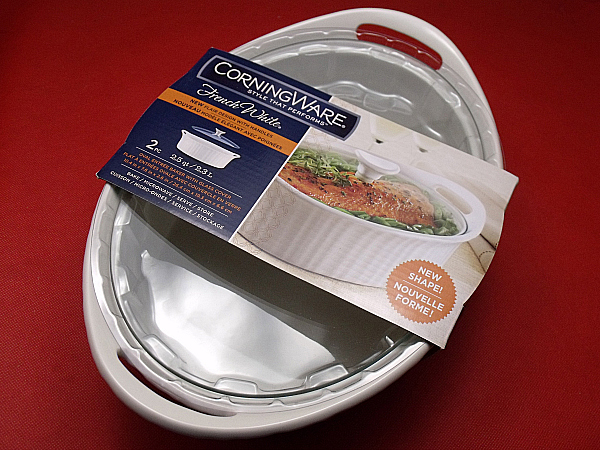 CorningWare French White with New Flair Design
