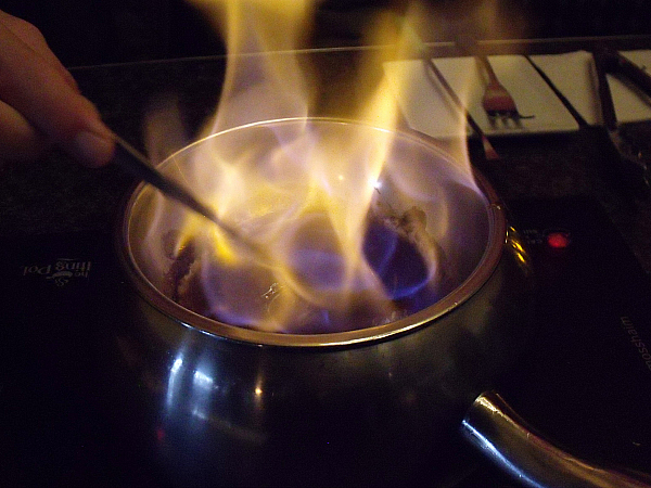 Flaming Turtle Fondue