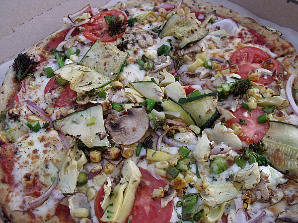 Custom Vegetarian Pizza from The Pizza Studio - Buena Park, California