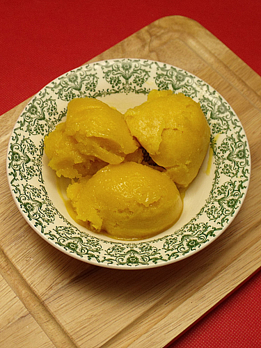 Easy Mango Lime Sorbet - Just 3 Ingredients!