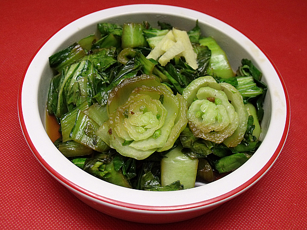 Bok Choy and Ginger Stir Fry