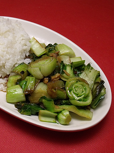 Bok Choy and Ginger Stir Fry