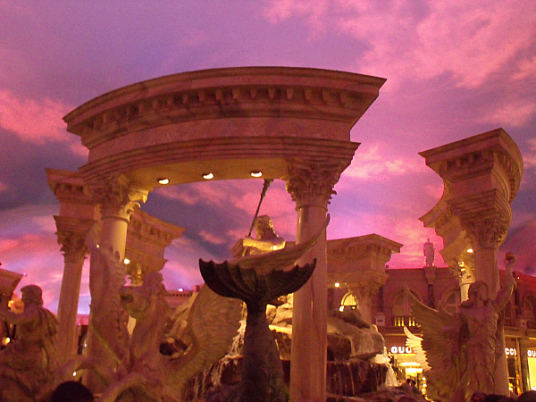 The Fountain of the Gods at the Forum Shops in Caesars Palace, Las