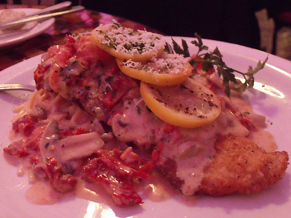 Chicken Francese at Trevi Italian Restaurant - Forum Shops at Caesars Palace - Las Vegas