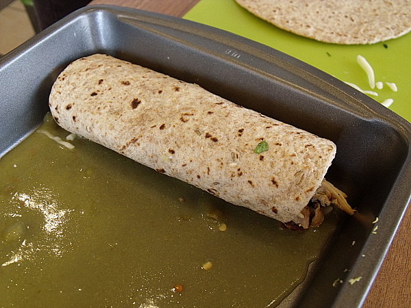 Enchiladas Made with Leftover Chicken