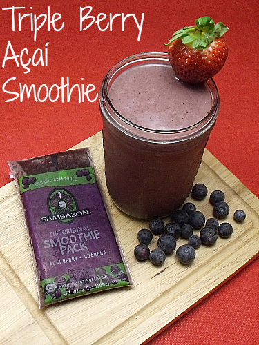 Triple Berry Açaí Smoothie