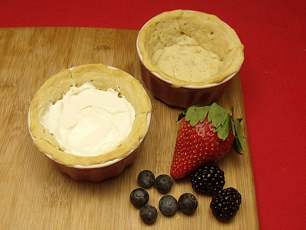 Triple Berry Tart with Greek Yogurt