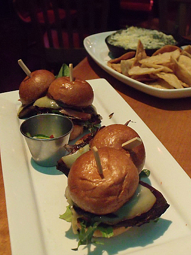 Portobello Sliders at House of Blues Crossroads Restaurant at Downtown Disney