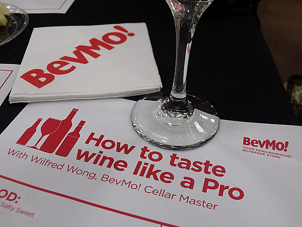 Wine Tasting with BevMo Cellar Master, Wilfred Wong