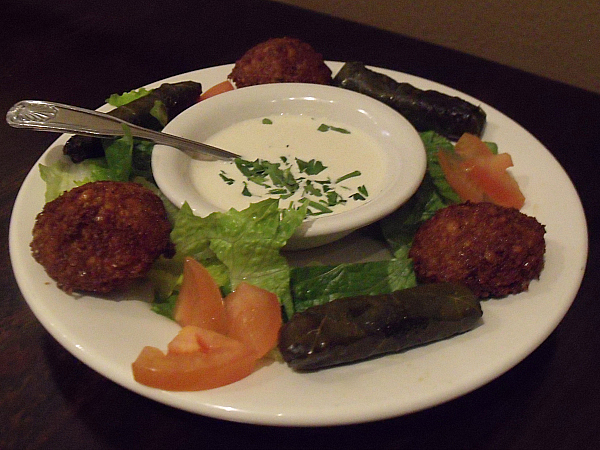 Vegetarian Plate at Cafe Matinee Lebanese Cuisine - Lake Forest, California