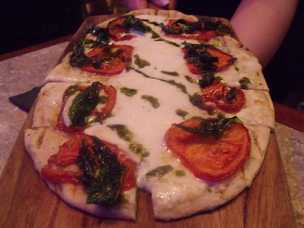 Margherita Pizza at Costa Mesa 55 Tavern Bowl