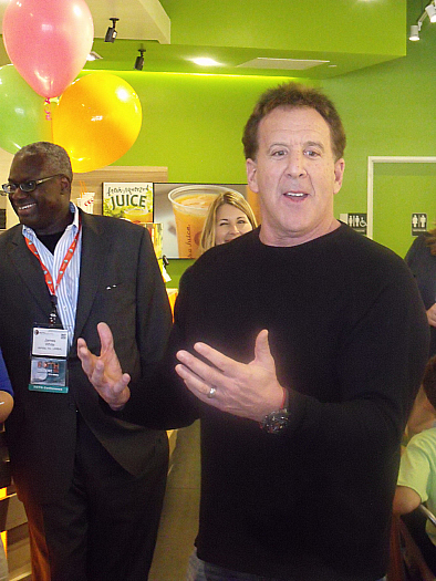 Jake Steinfeld (aka Body by Jake) and Jamba Juice CEO James White