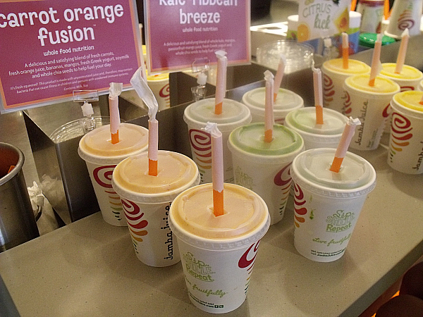 Jamba Juice Whole Foods Smoothies and Juices