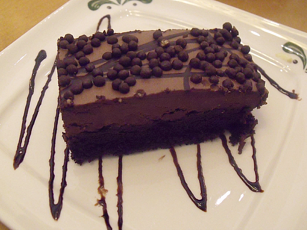 Chocolate Mousse Cake at Olive Garden