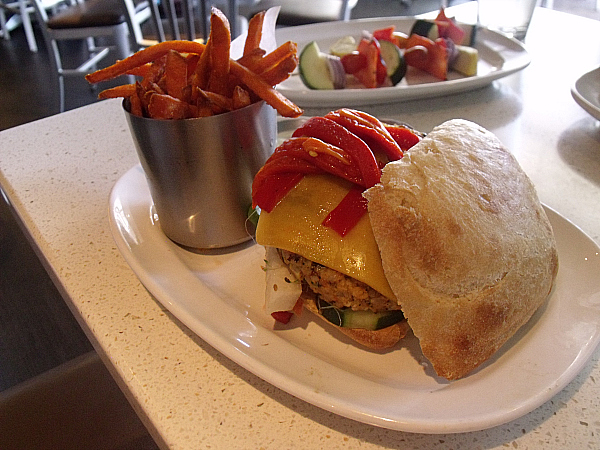 Custom Veggie Burger at The Counter, Irvine, California