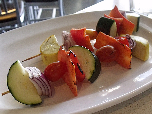 Grilled Vegetable Skewers  at The Counter, Irvine, California