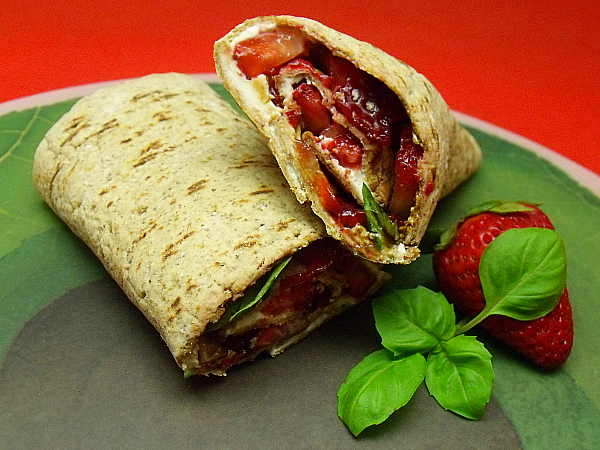 Strawberry Basil Wrap