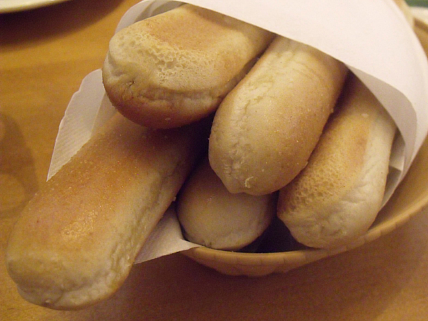 Breadsticks at Olive Garden Italian Restaurant - Orange, California