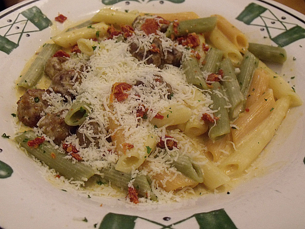 Cavatappi Pasta with Creamy Sun Dried Tomato Sauce