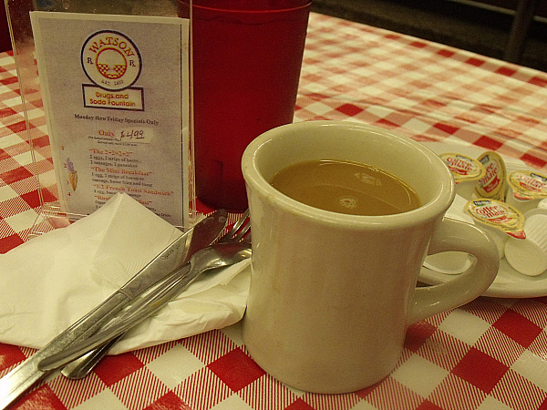 Coffee at Watson Drug in Orange, CA