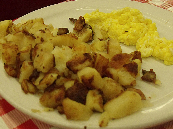 Scrambled Eggs and Country Potatoes