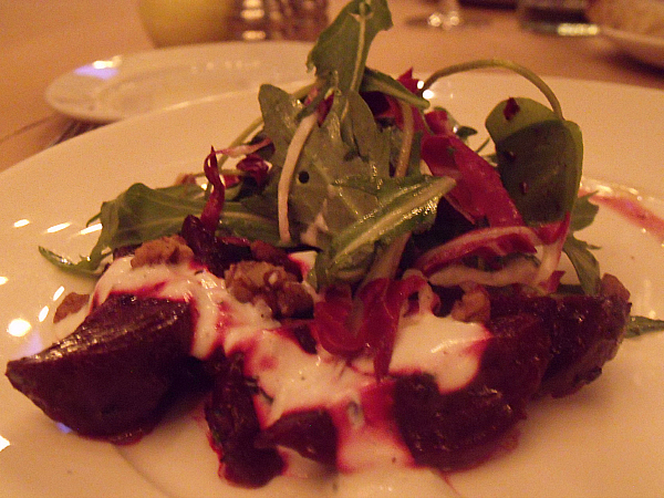 Smoked Beets at Irving St. Kitchen - Portland, Oregon