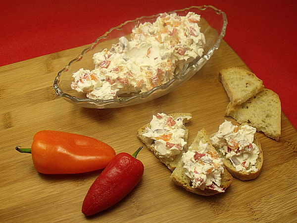 Sweet Pepper Cream Cheese Dip