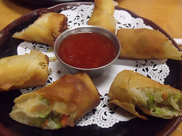 Vegetable Egg Rolls at Sushiholic - La Mirada, California