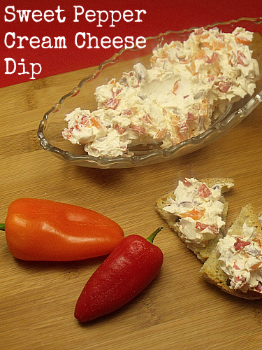 Sweet Pepper Cream Cheese Dip