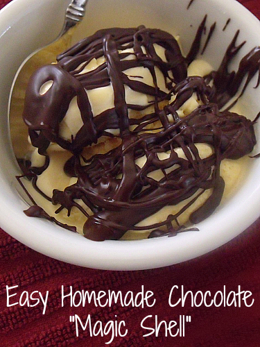 Easy Homemade Chocolate Magic Shell