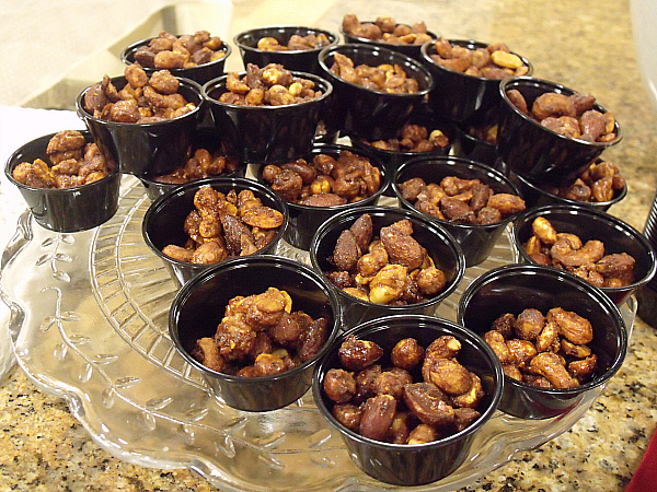 Sweet, Smoky Spicy Party Nuts